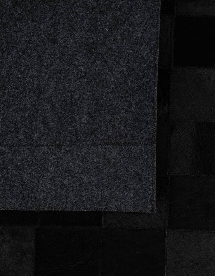 Detail image of 5' 3 x 8' 2 Cowhide - Patchwork Rug