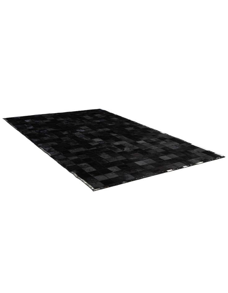 Detail image of 5' 2 x 8' 1 Cowhide - Patchwork Rug