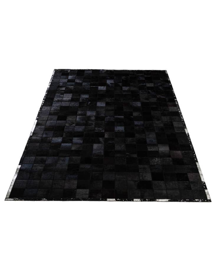 Detail image of 5' 2 x 8' 1 Cowhide - Patchwork Rug