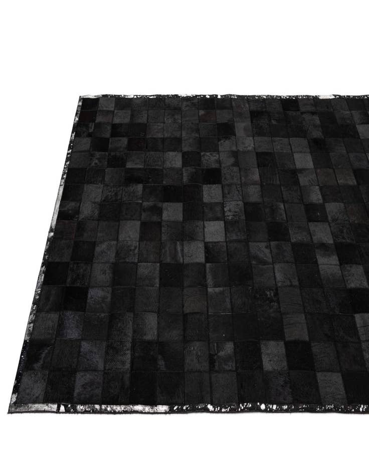Detail image of 5' 2 x 8' 1 Cowhide - Patchwork Rug