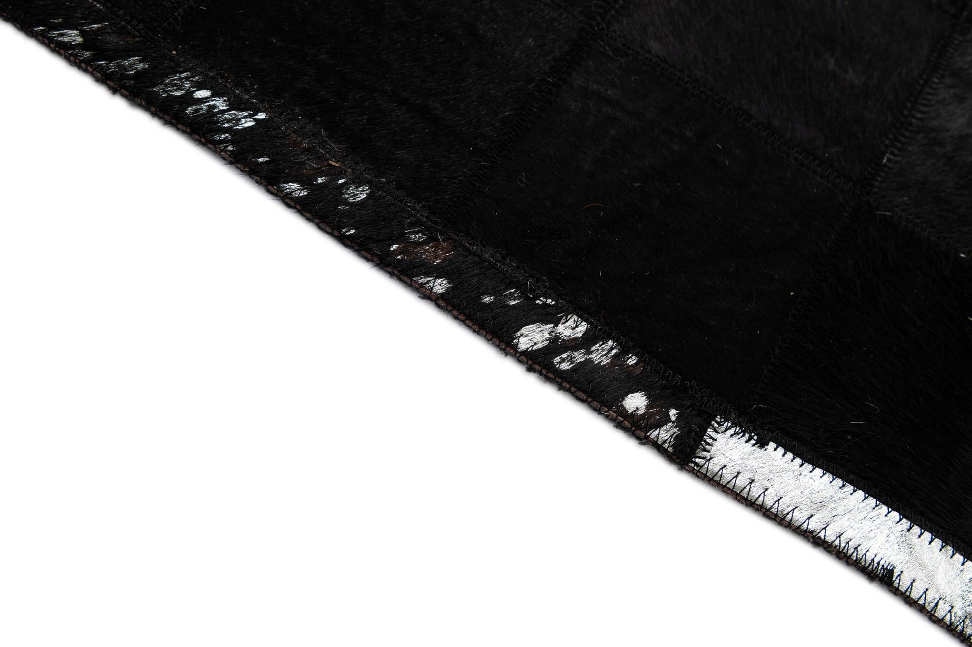 5' 2 x 8' 1 Cowhide - Patchwork Rug