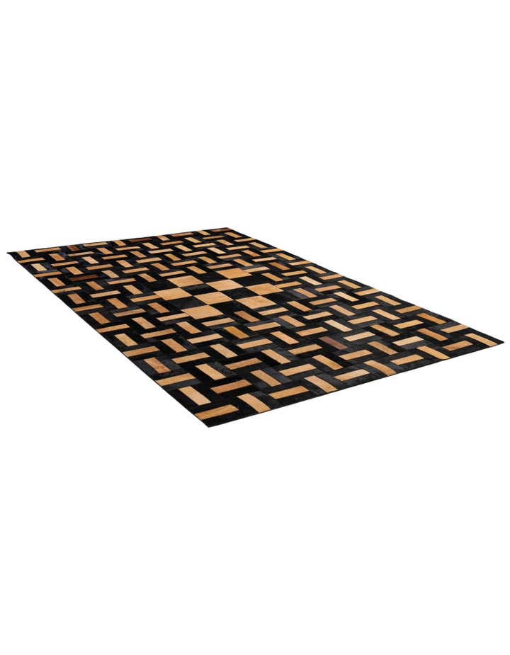 5' 1 x 8' Cowhide - Patchwork Rug