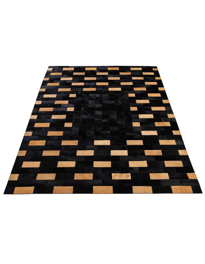 5' 1 x 8' Cowhide - Patchwork Rug