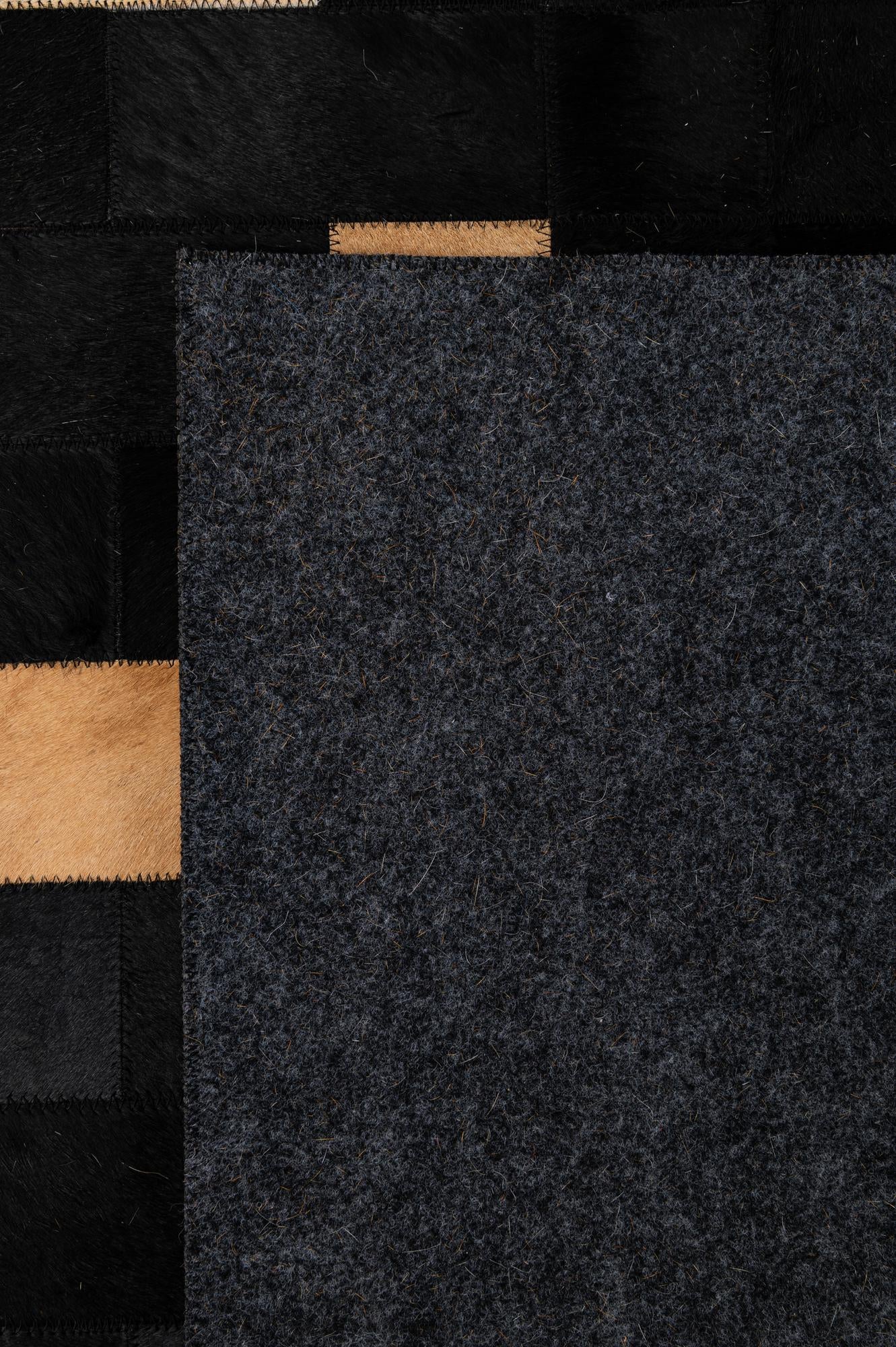 5' 1 x 8' Cowhide - Patchwork Rug