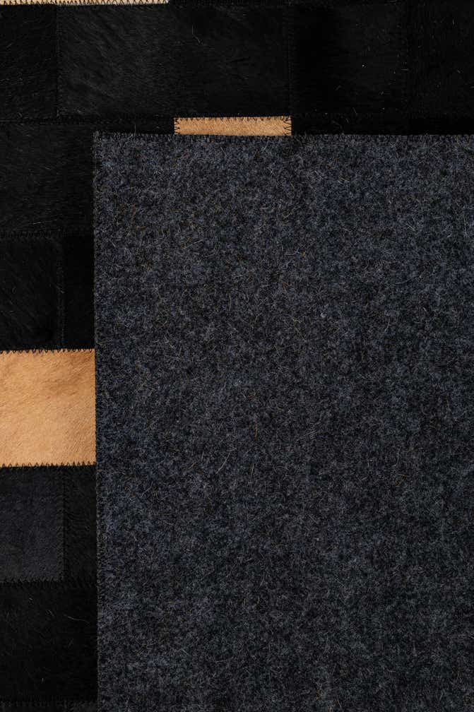 5' 1 x 8' Cowhide - Patchwork Rug