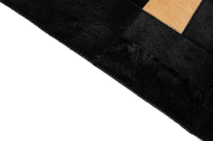 Detail image of 5' x 8' Cowhide - Patchwork Rug