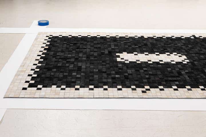 5' x 8' 2 Cowhide - Patchwork Rug