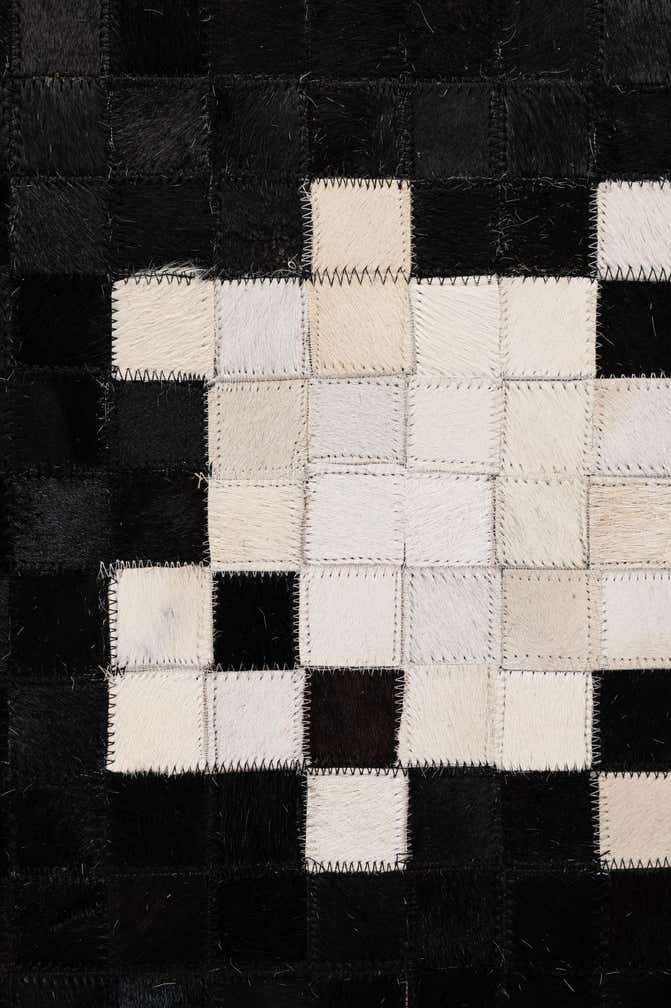 5' x 8' 2 Cowhide - Patchwork Rug