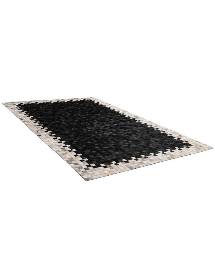 Detail image of 5' x 7' 11 Cowhide - Patchwork Rug