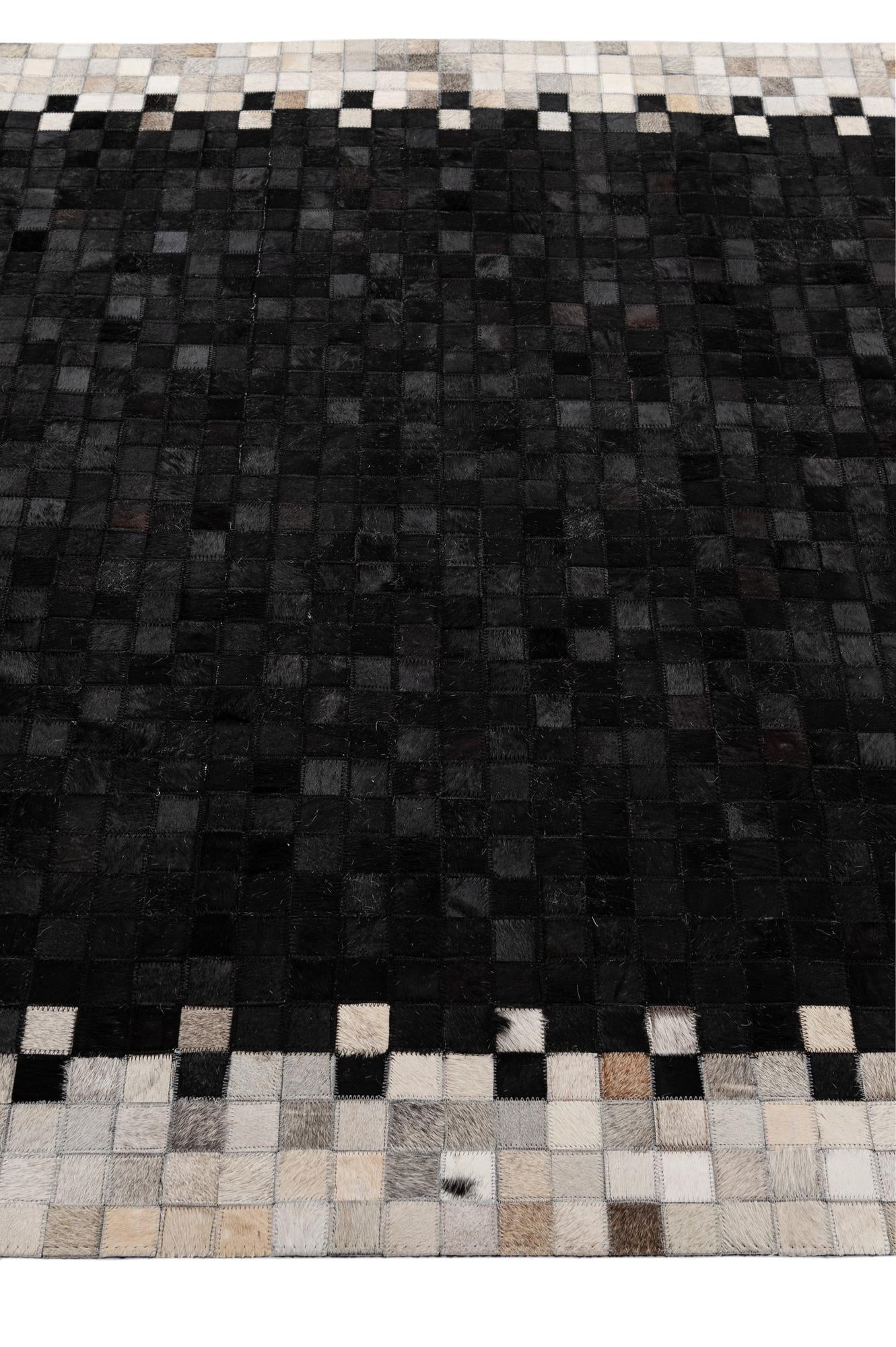 5' x 7' 11 Cowhide - Patchwork Rug