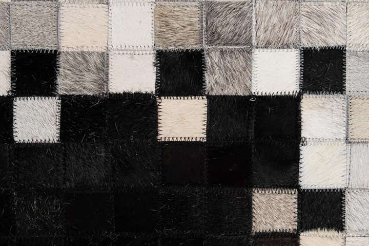 5' x 7' 11 Cowhide - Patchwork Rug