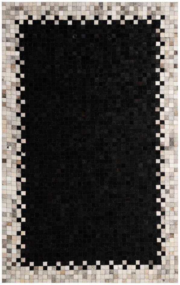 Detail image of 5' x 7' 11 Cowhide - Patchwork Rug