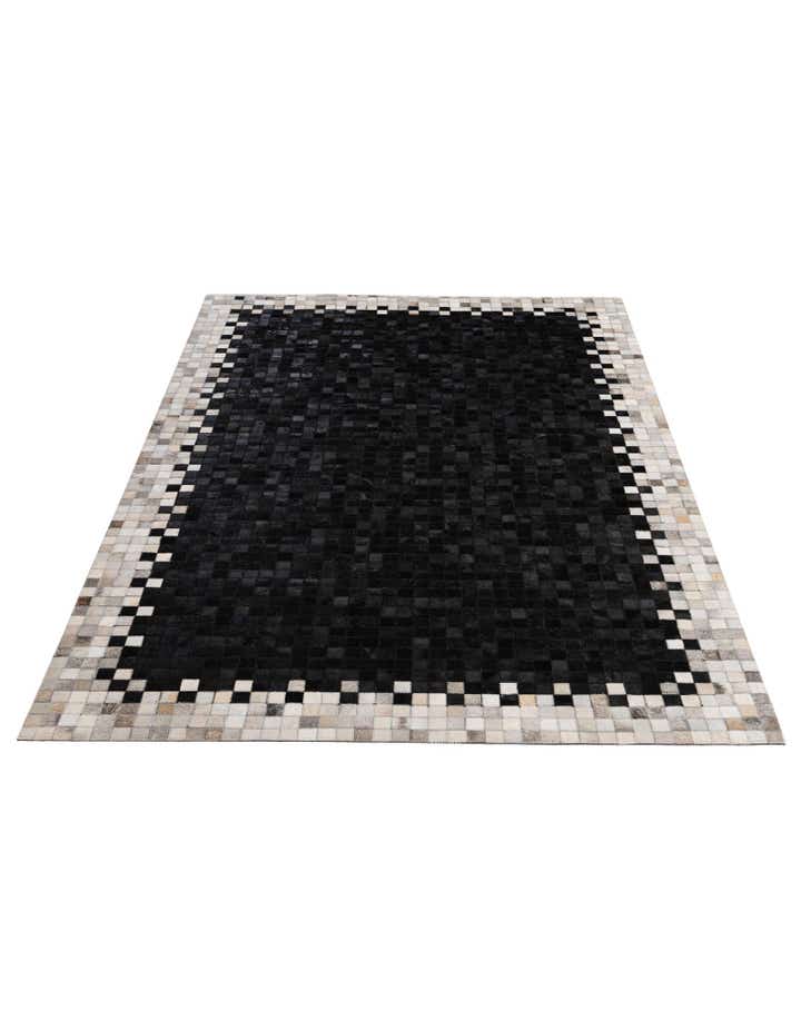 5' 2 x 7' 11 Cowhide - Patchwork Rug