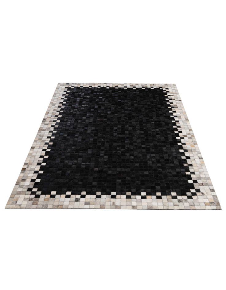 Detail image of 5' 2 x 7' 11 Cowhide - Patchwork Rug