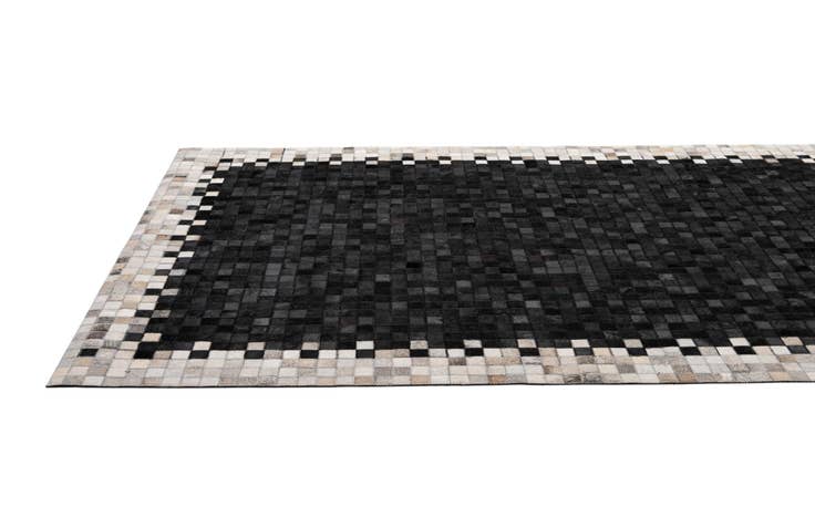 Detail image of 5' 2 x 7' 11 Cowhide - Patchwork Rug