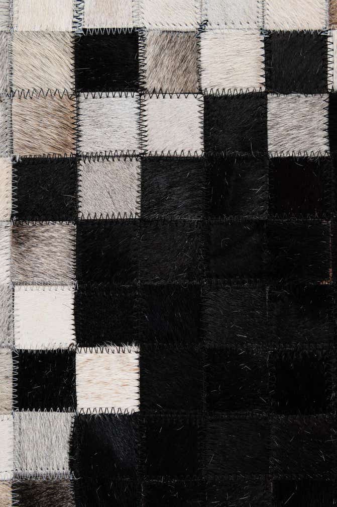 5' 2 x 7' 11 Cowhide - Patchwork Rug