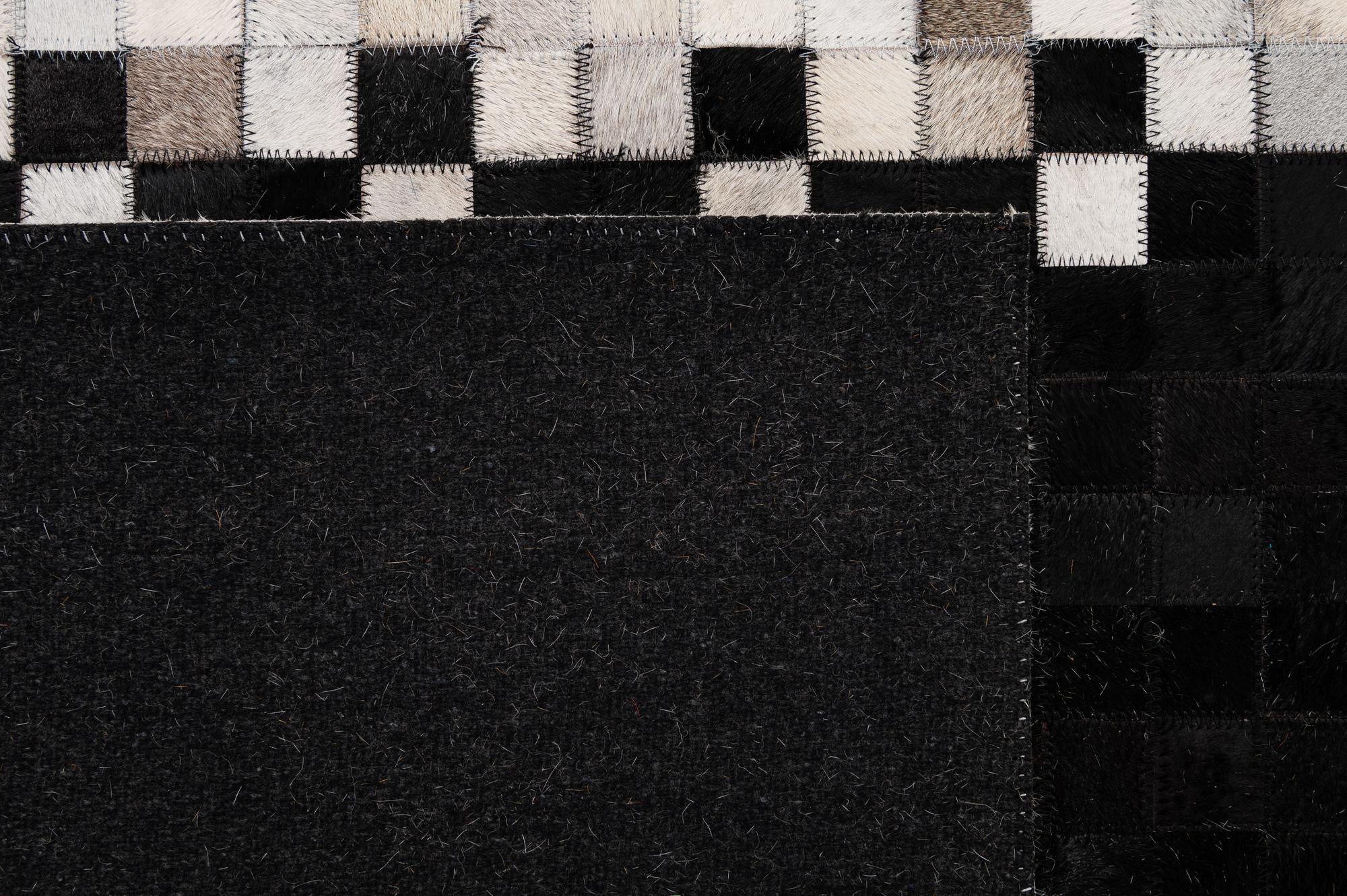 5' 2 x 7' 11 Cowhide - Patchwork Rug