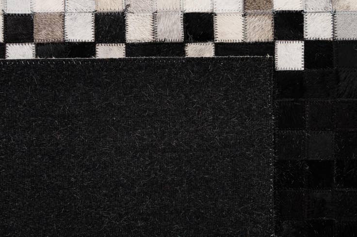 Detail image of 5' 2 x 7' 11 Cowhide - Patchwork Rug