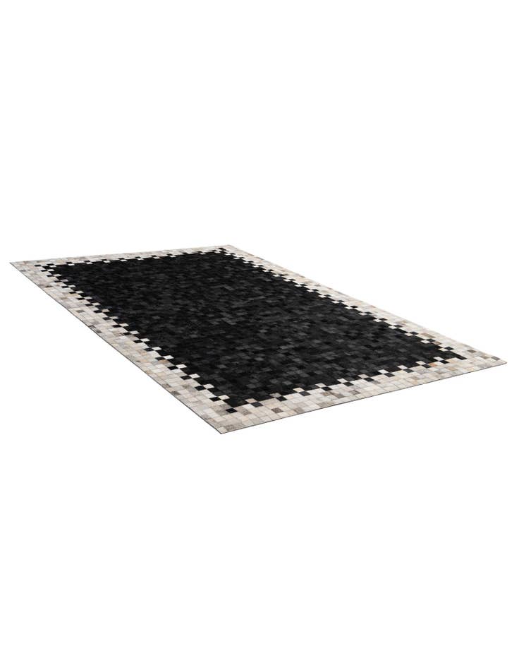 Detail image of 5' 2 x 7' 11 Cowhide - Patchwork Rug