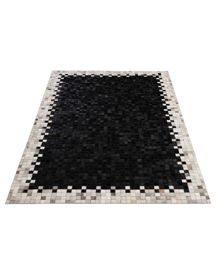 Detail image of 5' 2 x 7' 11 Cowhide - Patchwork Rug