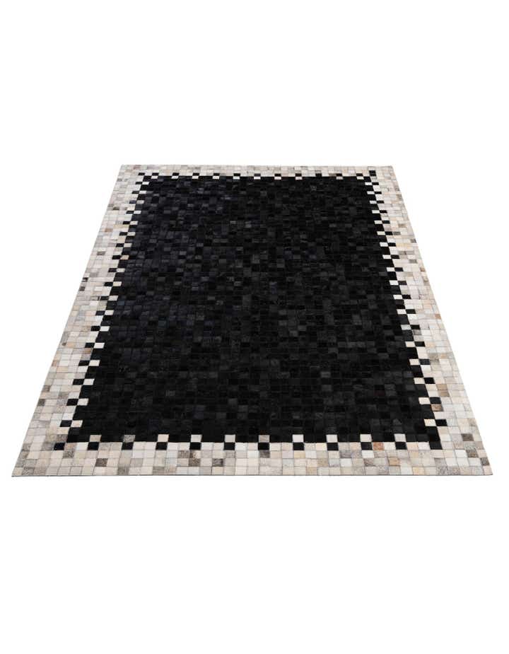 5' 2 x 7' 11 Cowhide - Patchwork Rug