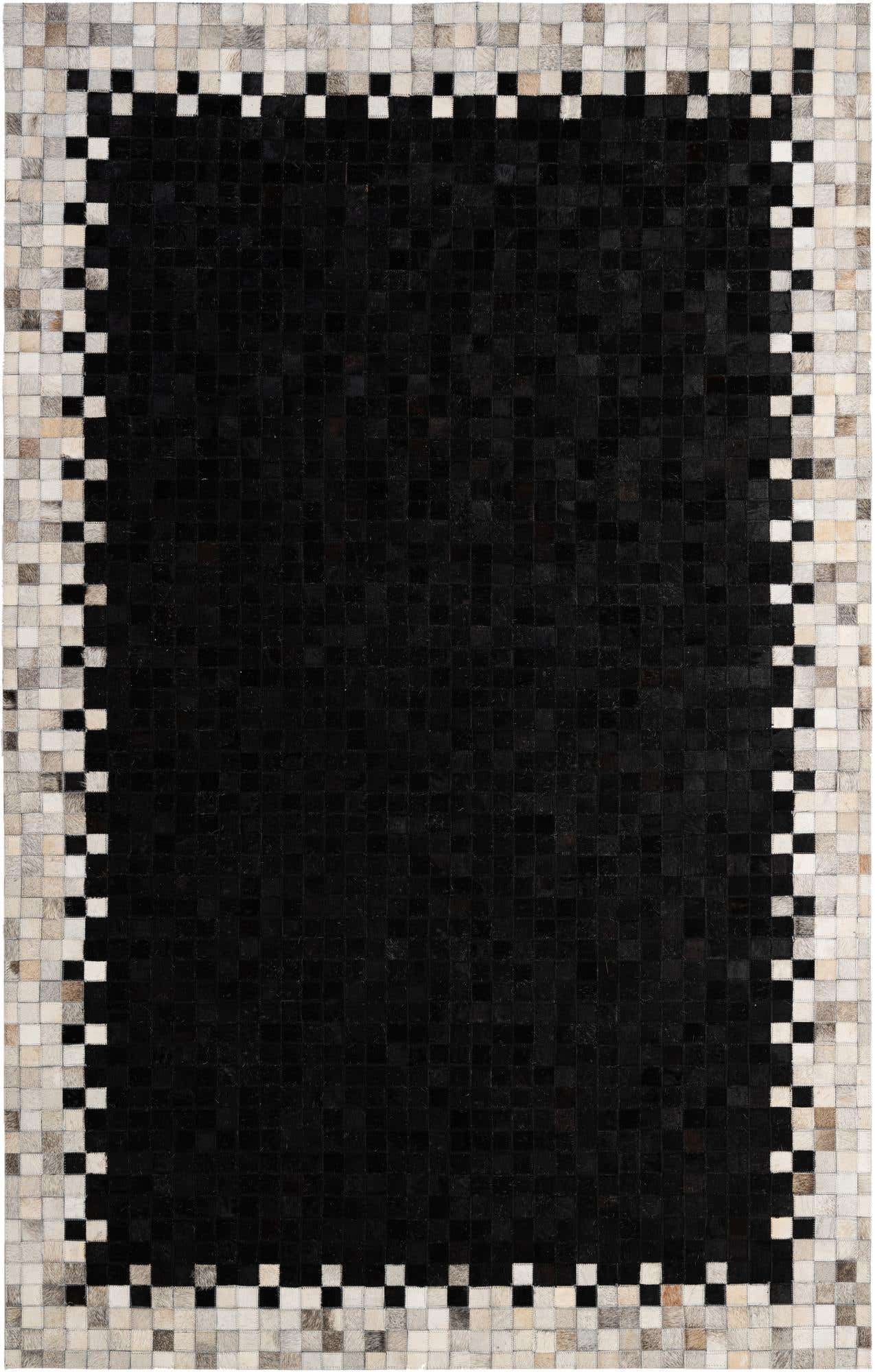 5' 2 x 7' 11 Cowhide - Patchwork Rug