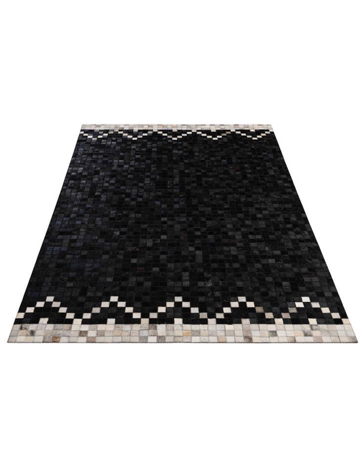 Detail image of 5' x 8' 1 Cowhide - Patchwork Rug