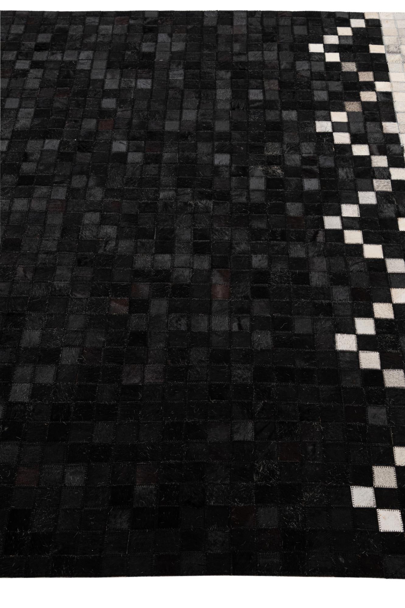 5' x 8' 1 Cowhide - Patchwork Rug
