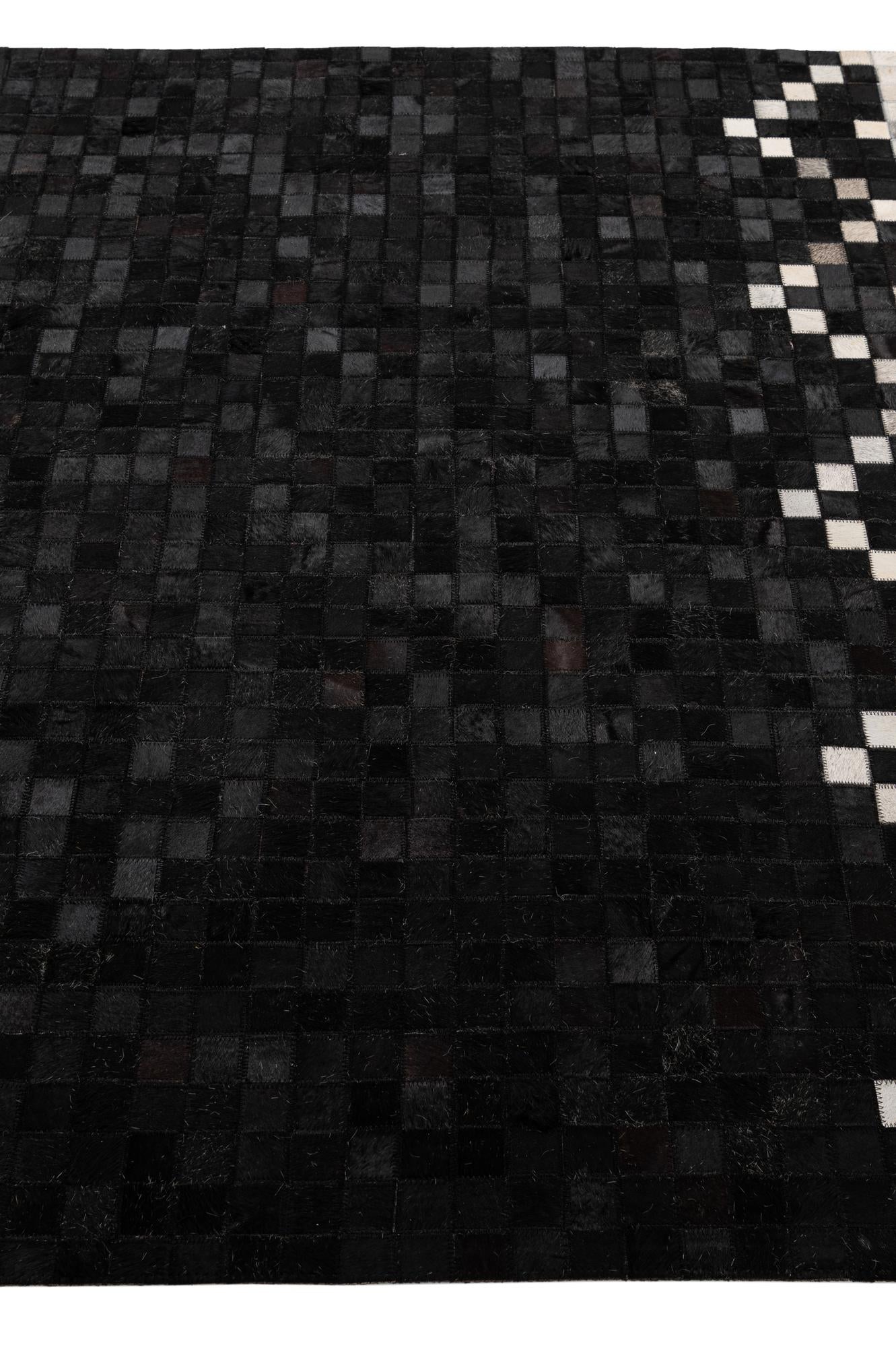 5' x 8' 1 Cowhide - Patchwork Rug