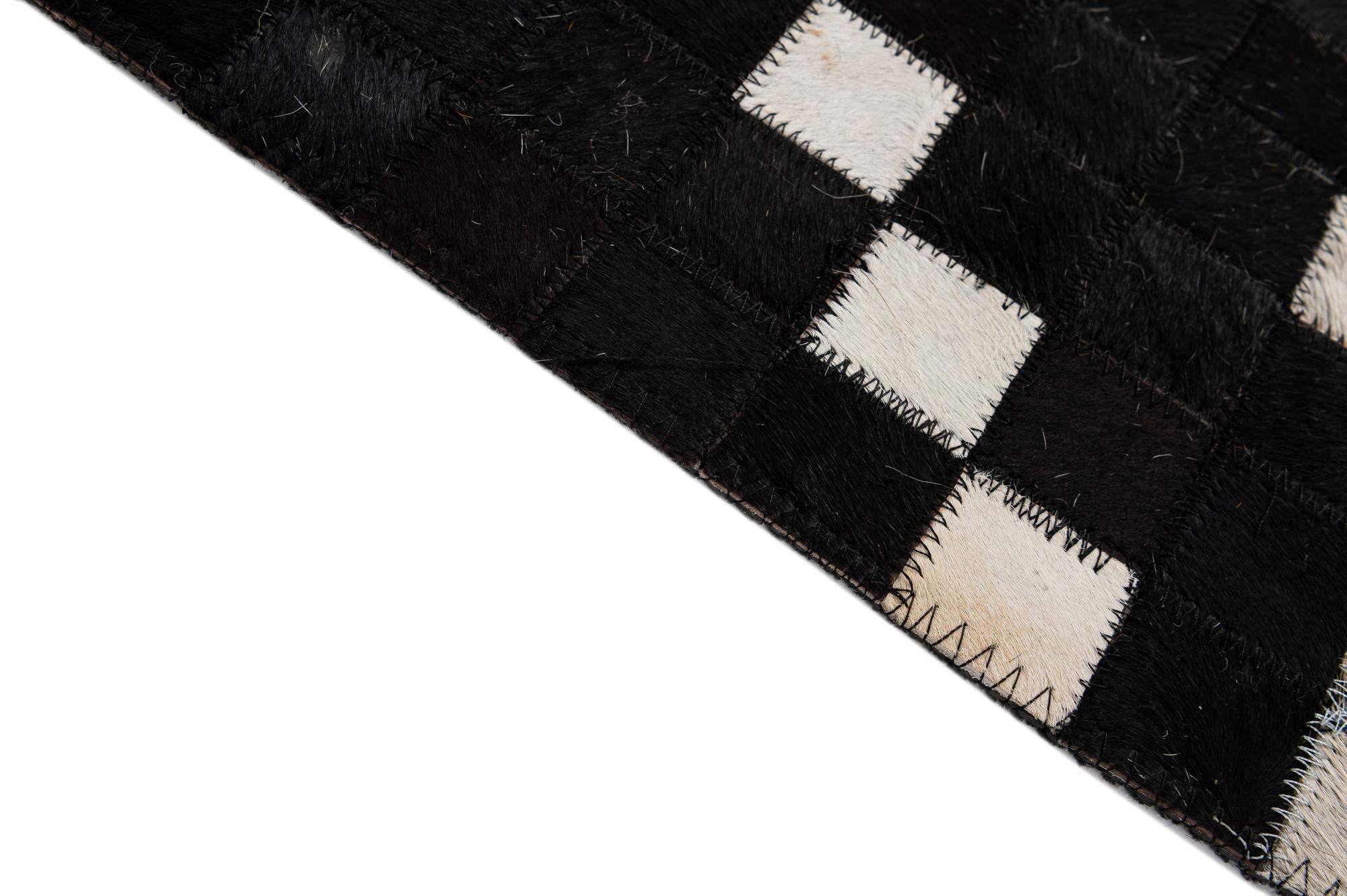 5' x 8' 1 Cowhide - Patchwork Rug
