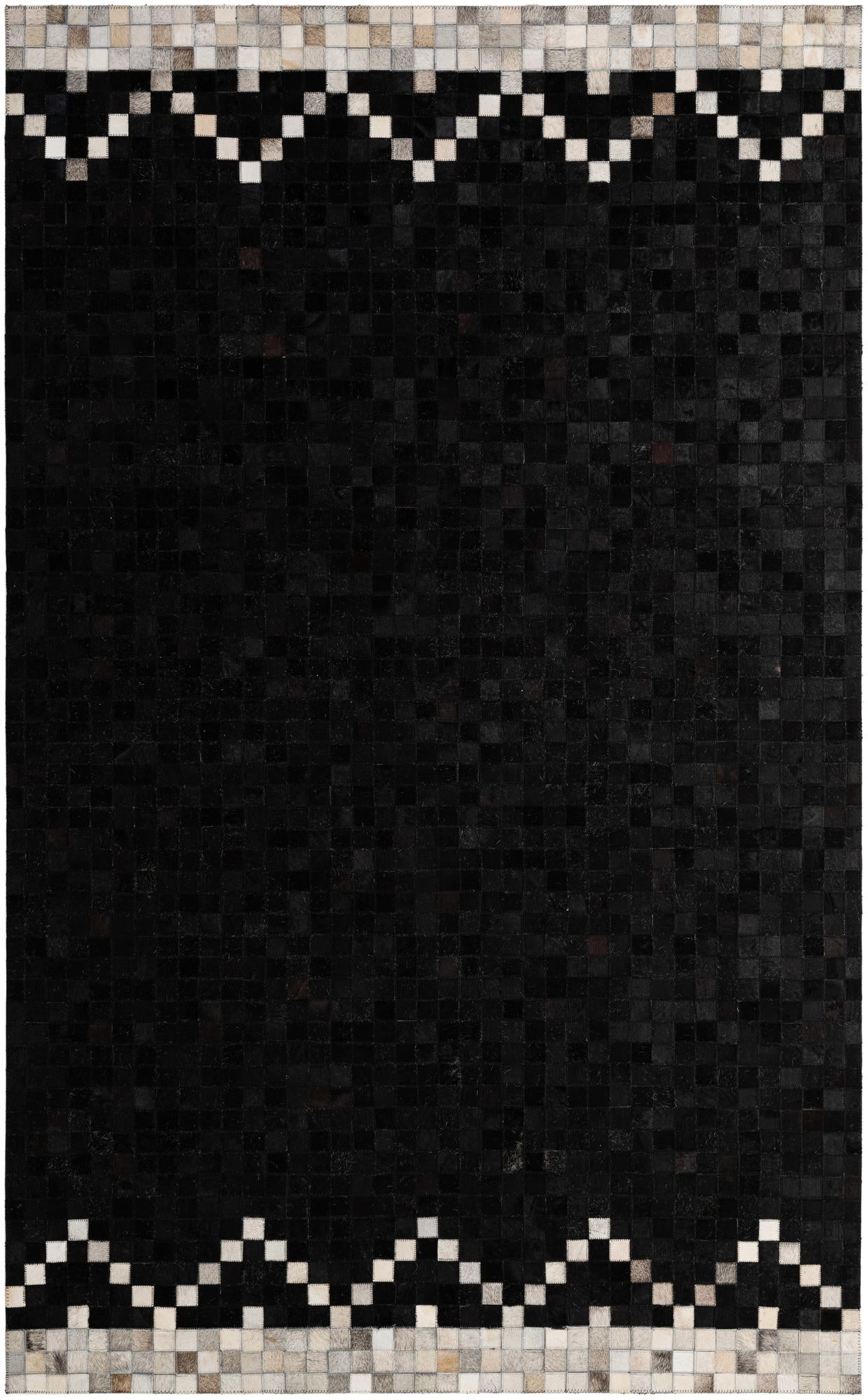5' x 8' 1 Cowhide - Patchwork Rug