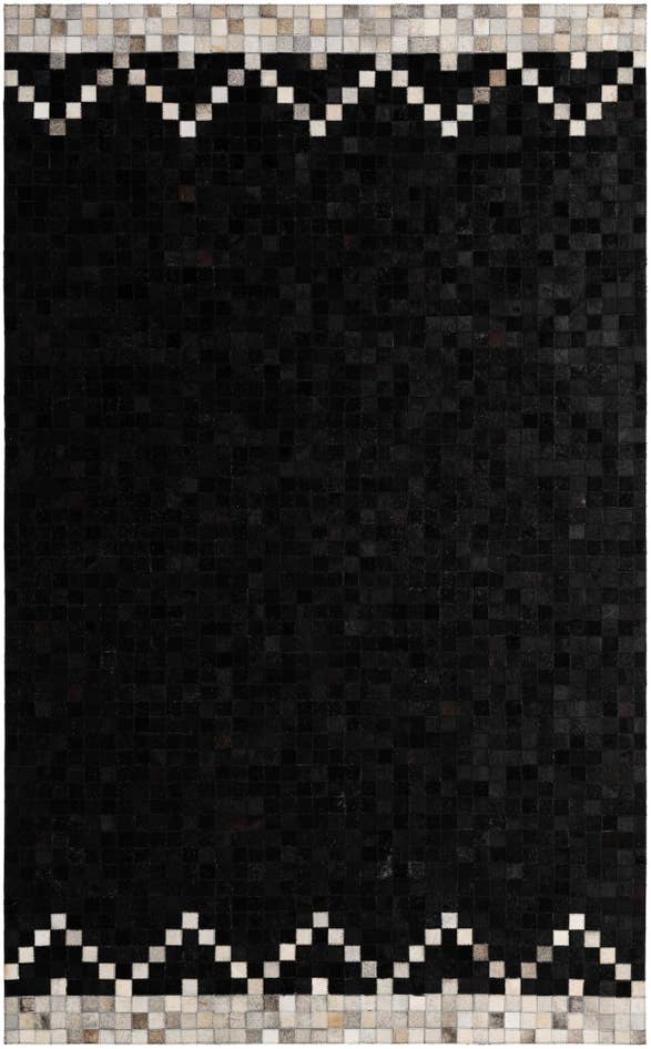 Detail image of 5' x 8' 1 Cowhide - Patchwork Rug
