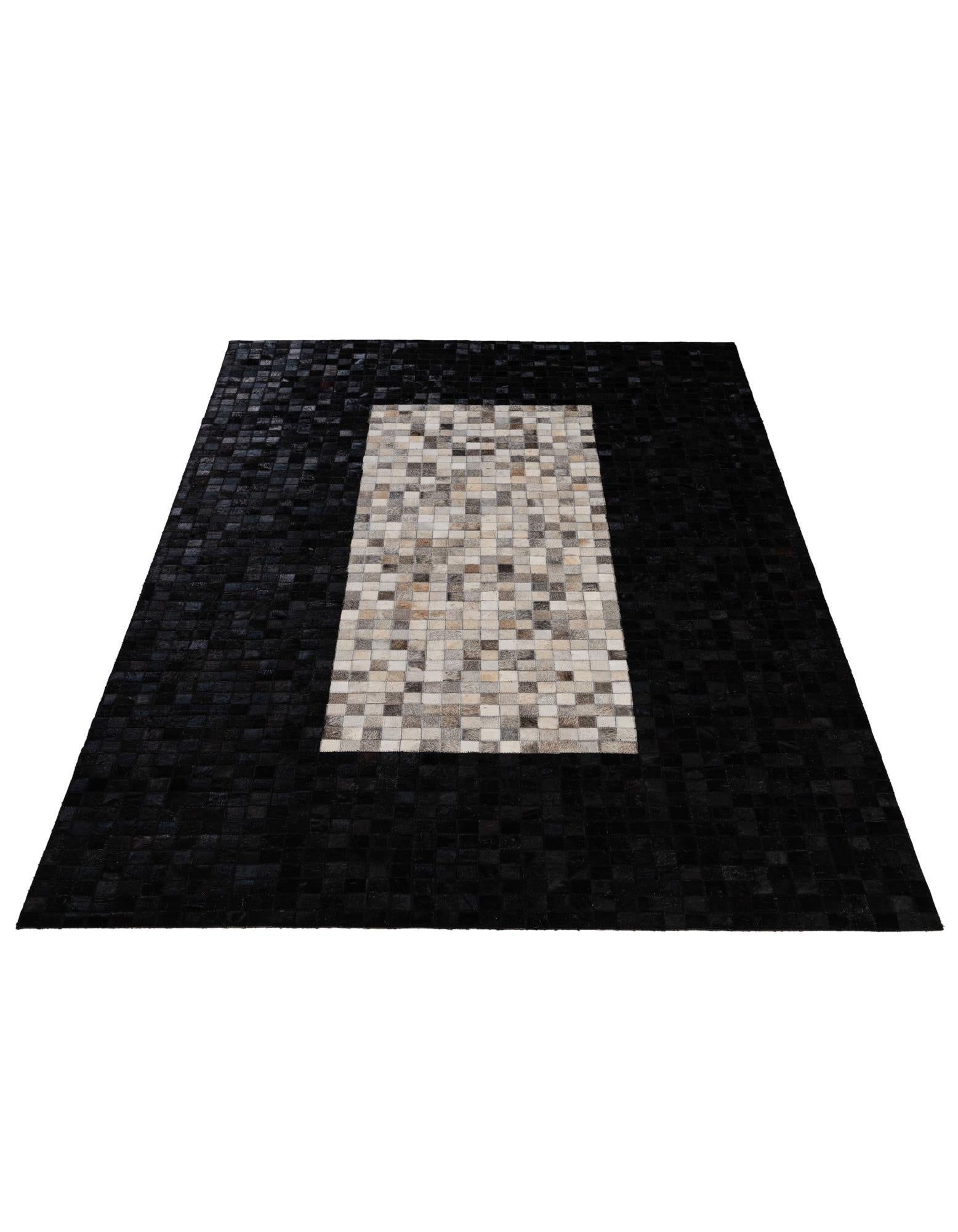 5' x 7' 11 Cowhide - Patchwork Rug