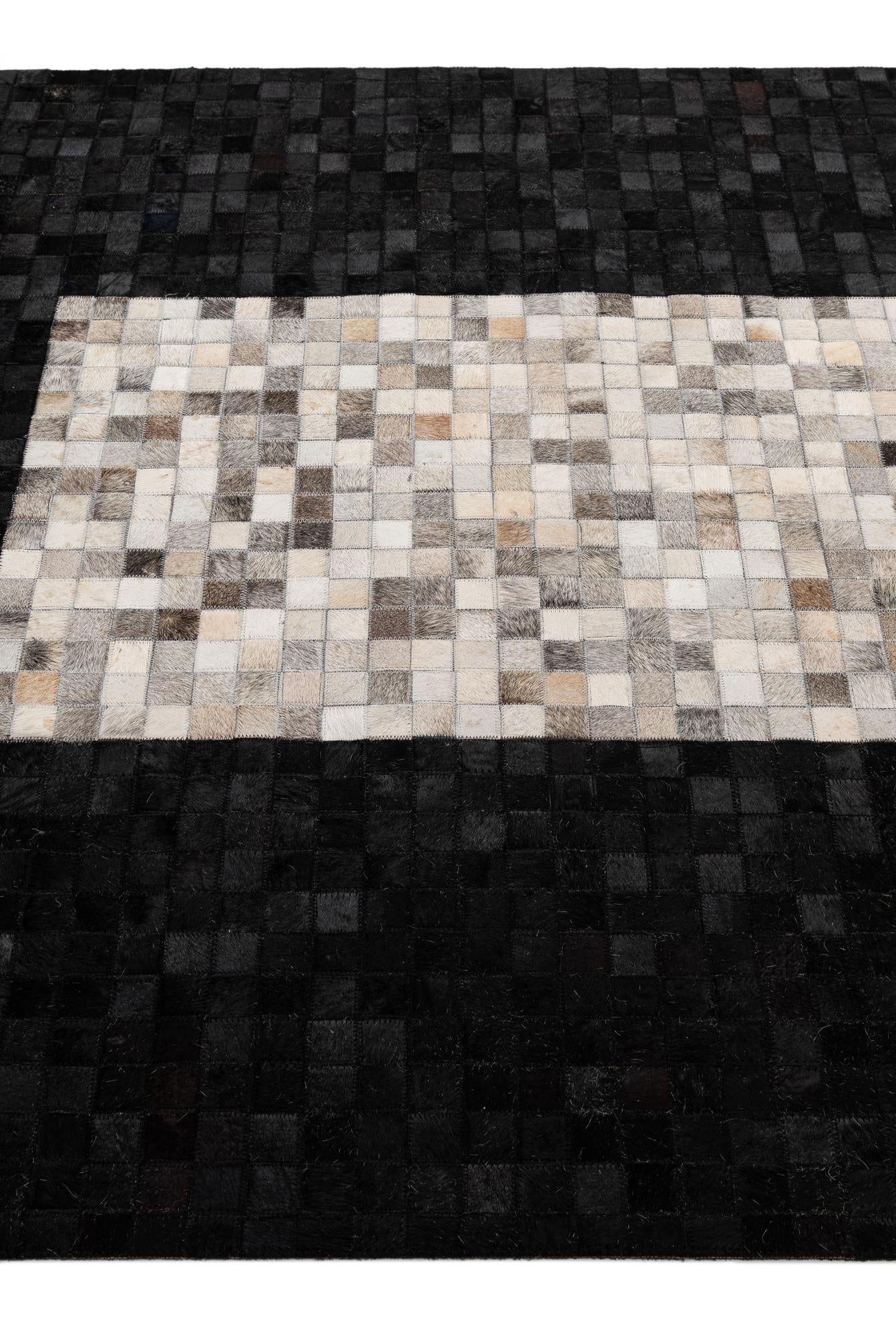 5' x 7' 11 Cowhide - Patchwork Rug