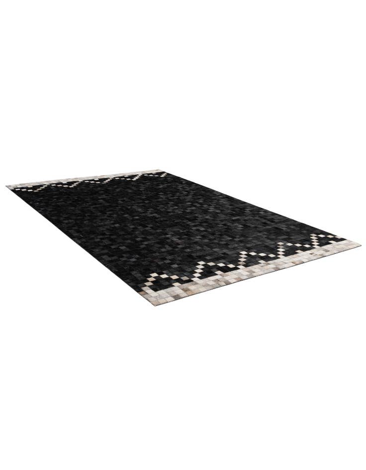Detail image of 5' x 8' Cowhide - Patchwork Rug