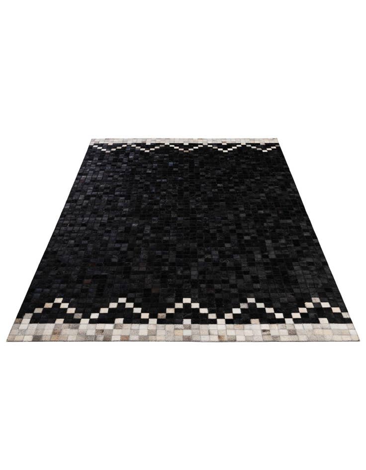 Detail image of 5' x 8' Cowhide - Patchwork Rug