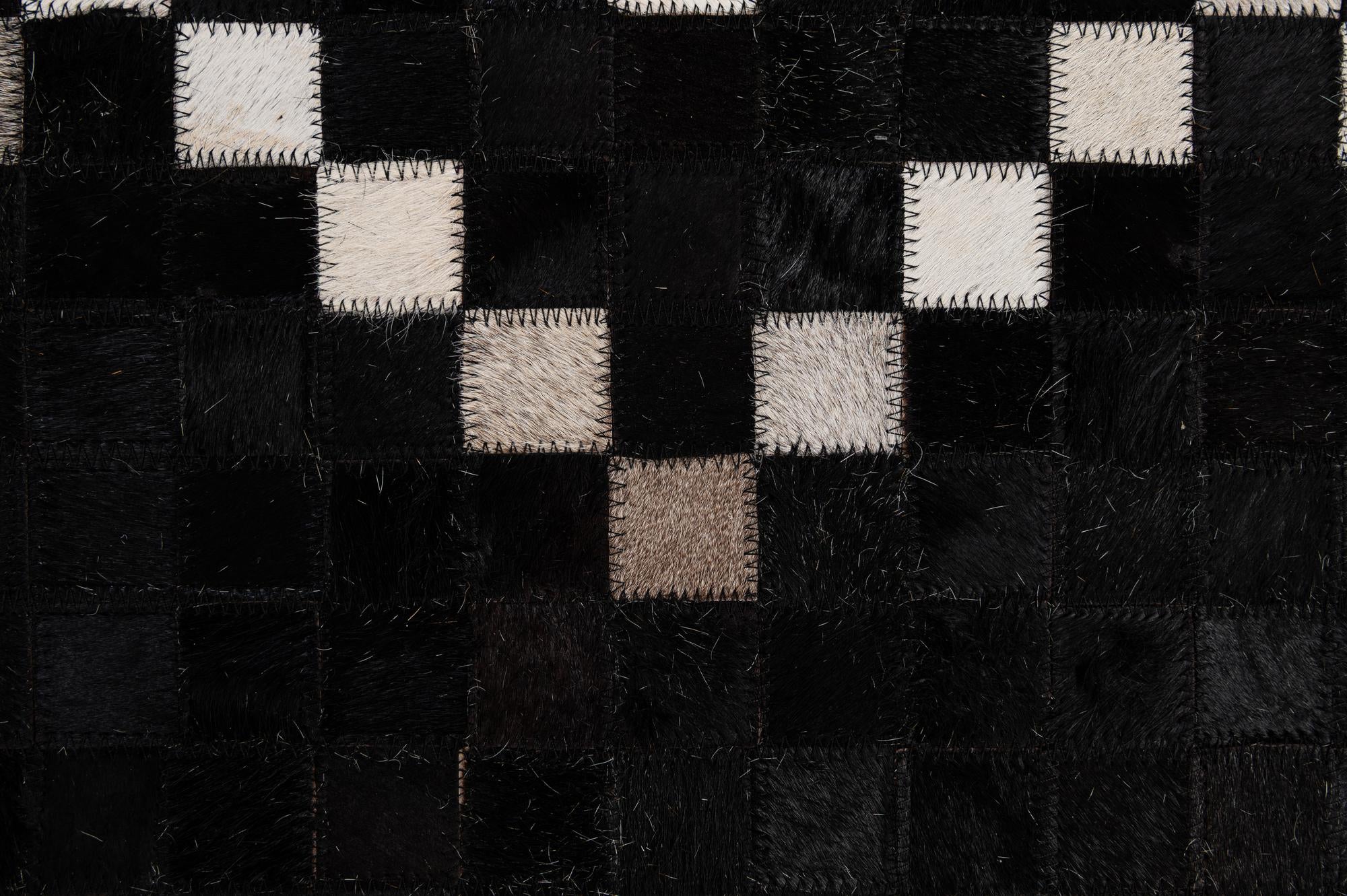 5' x 8' Cowhide - Patchwork Rug