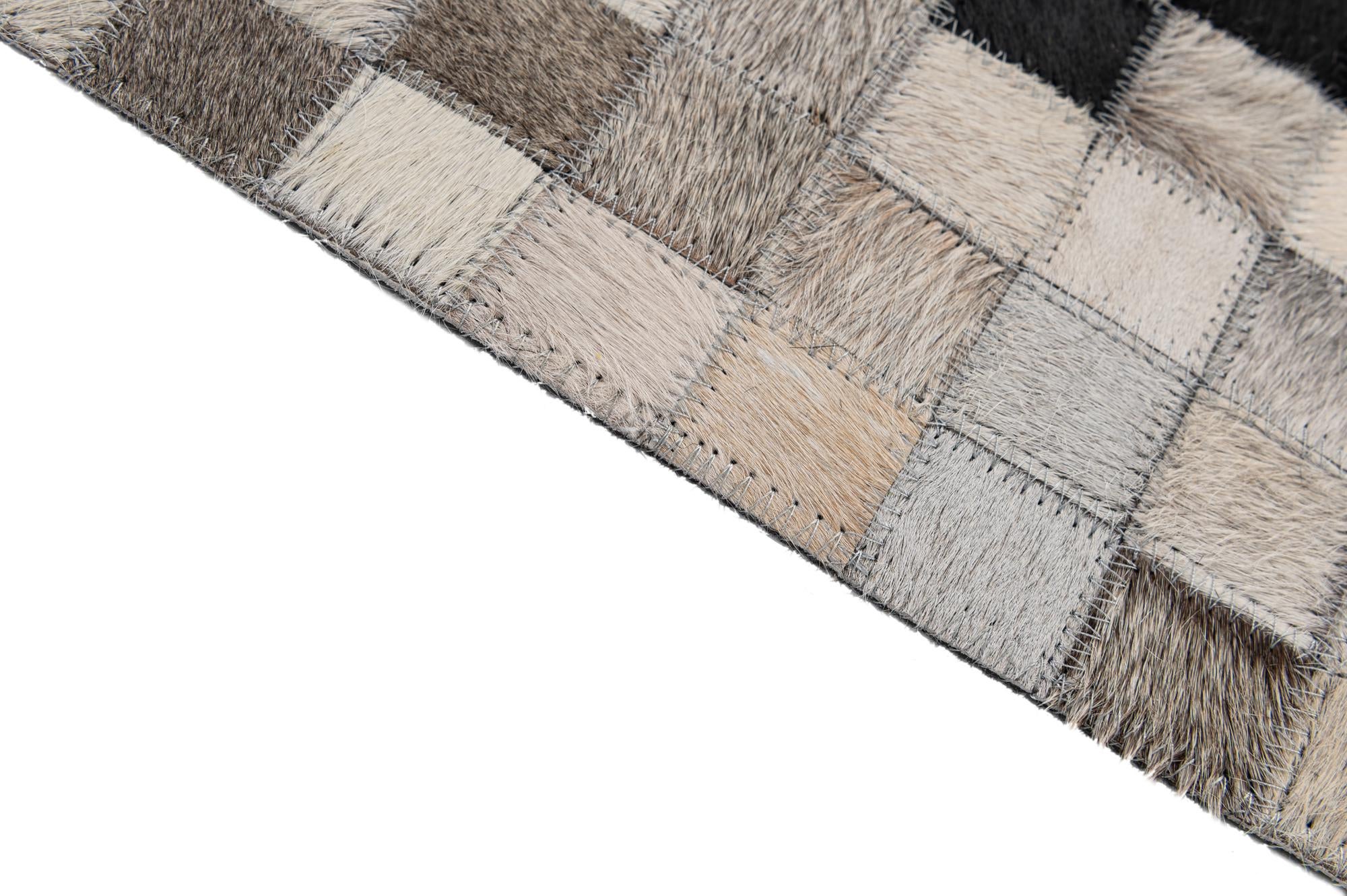 5' x 8' Cowhide - Patchwork Rug