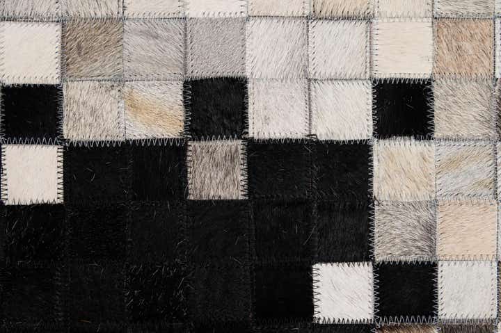 5' x 8' Cowhide - Patchwork Rug