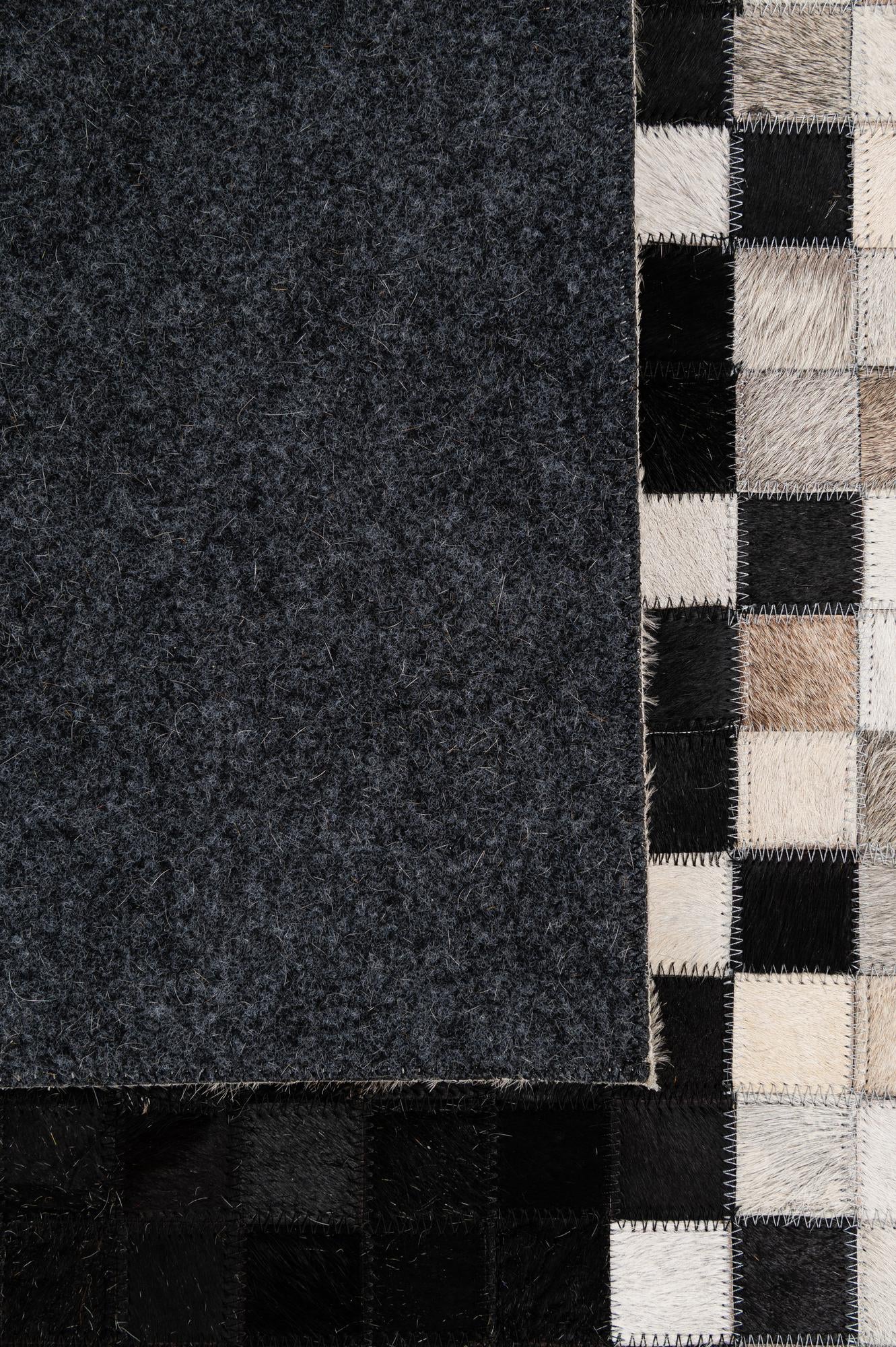 5' x 8' Cowhide - Patchwork Rug