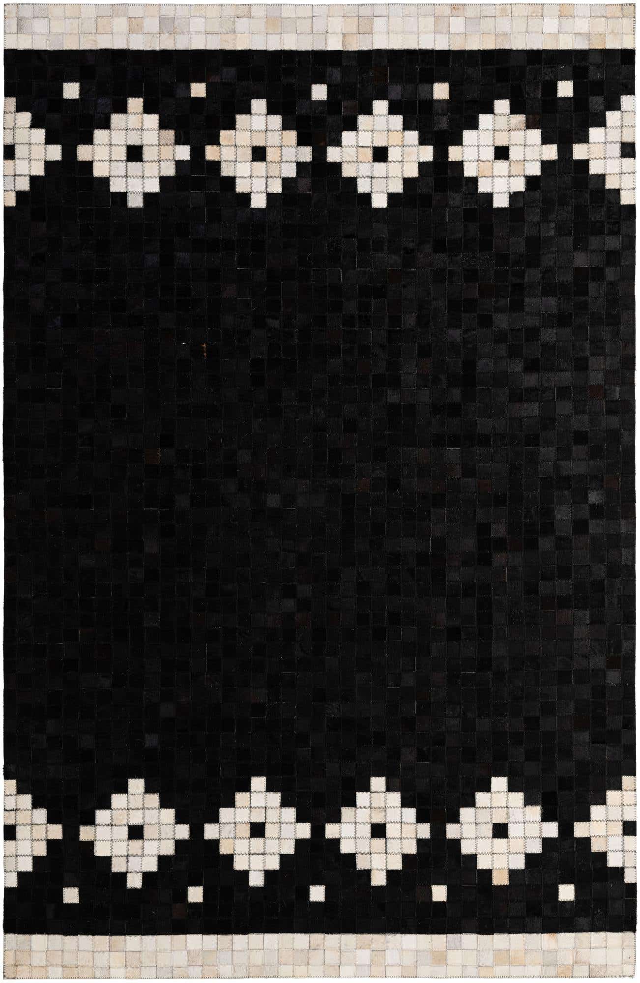 5' 2 x 8' Cowhide - Patchwork Rug