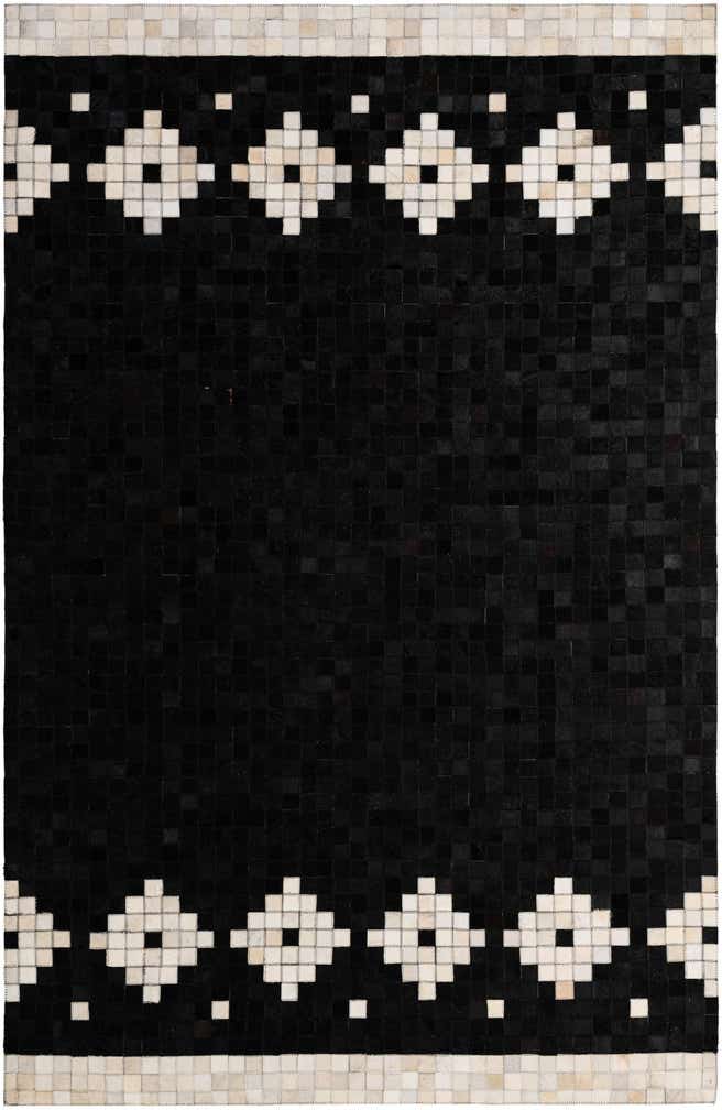 5' 2 x 8' Cowhide - Patchwork Rug