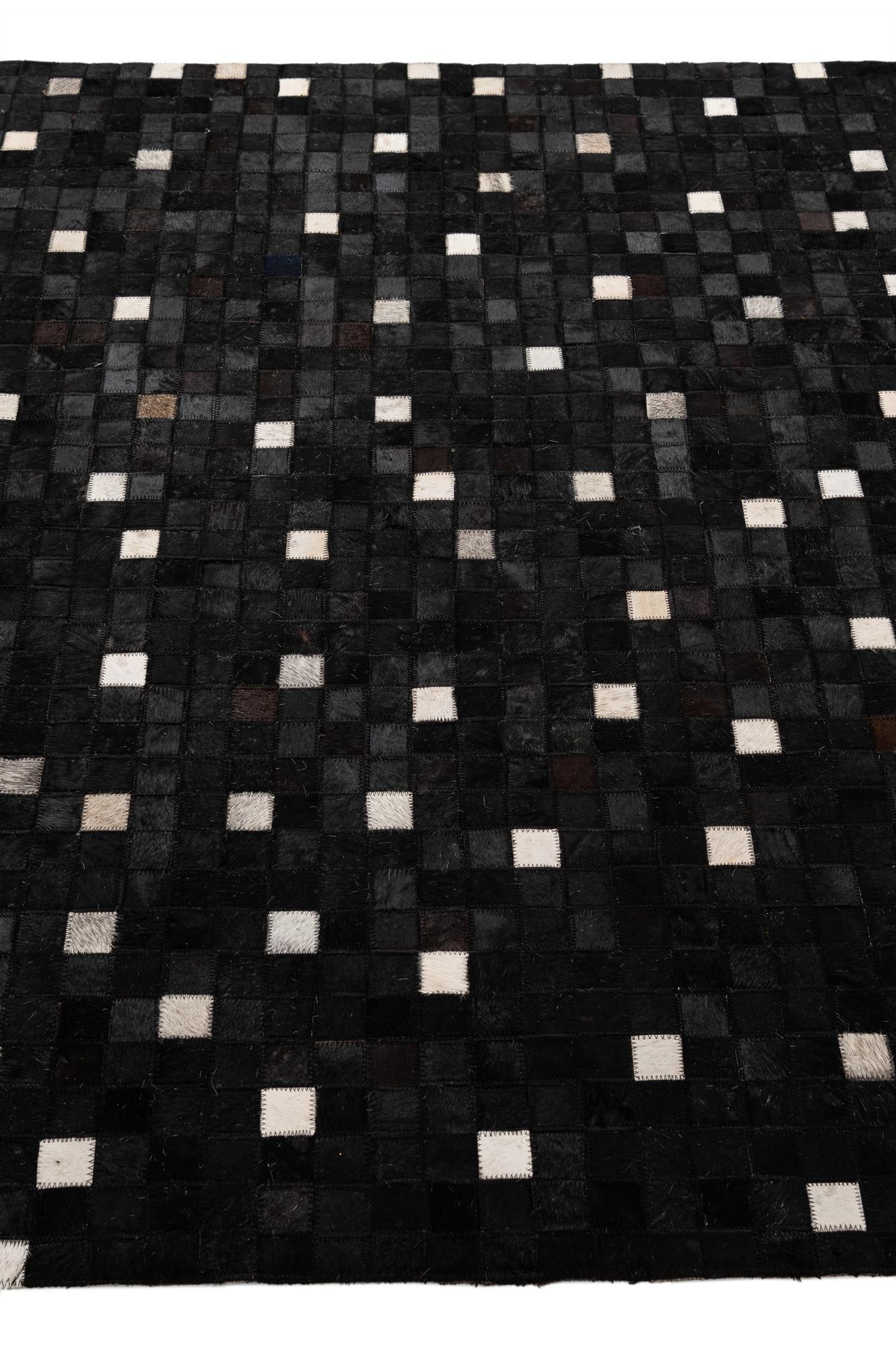 5' x 8' Cowhide - Patchwork Rug