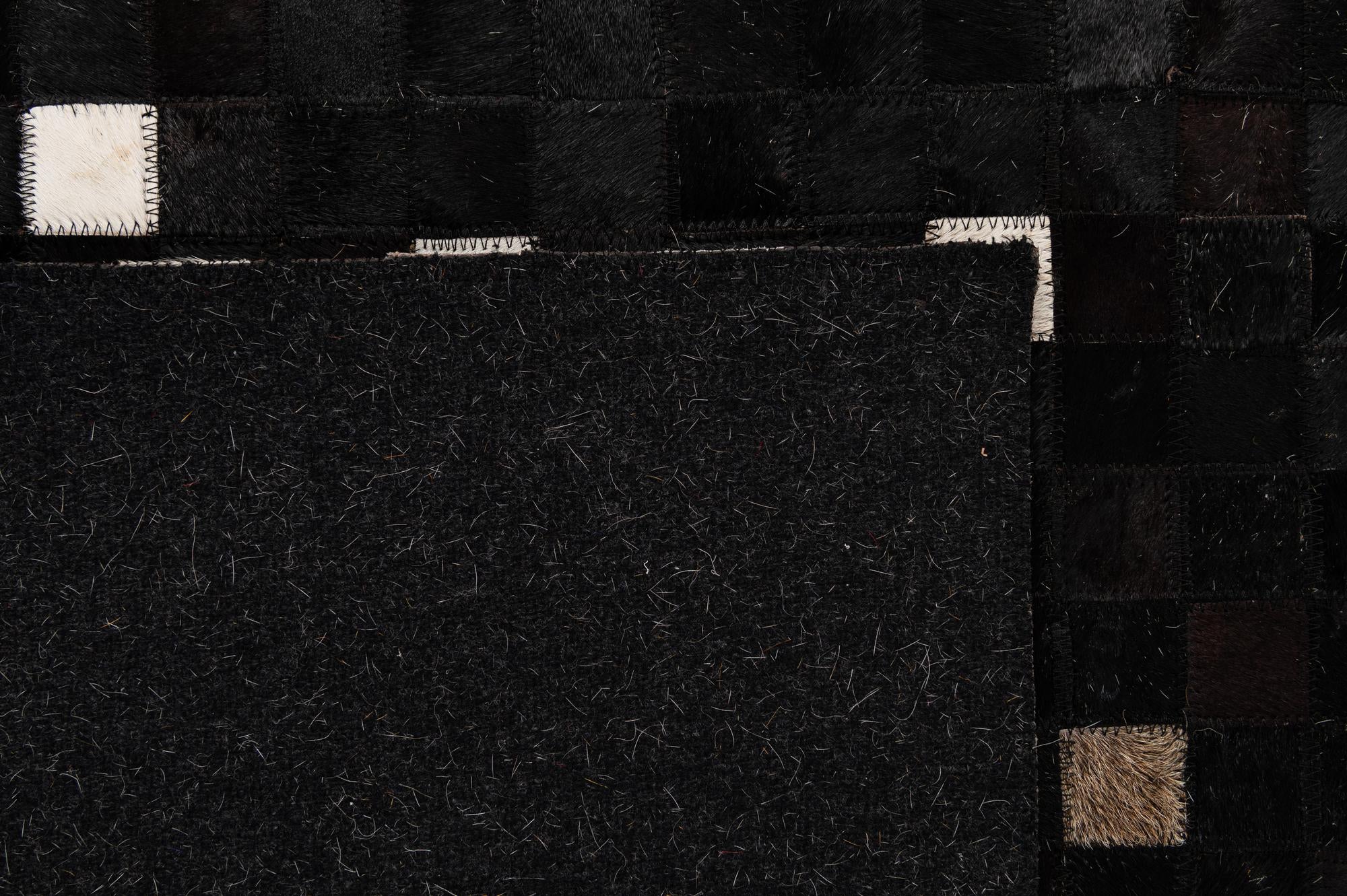 5' x 8' Cowhide - Patchwork Rug