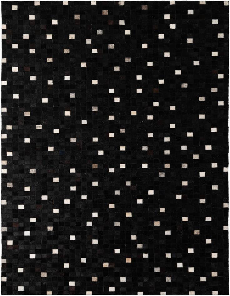 Detail image of 5' x 8' Cowhide - Patchwork Rug