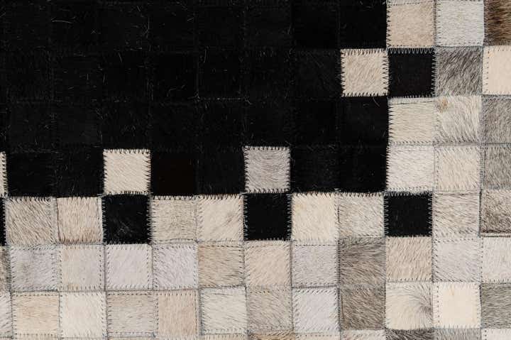 5' 2 x 7' 11 Cowhide - Patchwork Rug