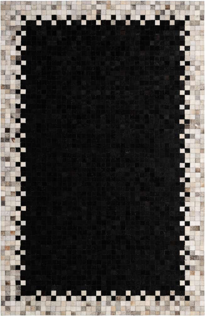 5' 2 x 7' 11 Cowhide - Patchwork Rug