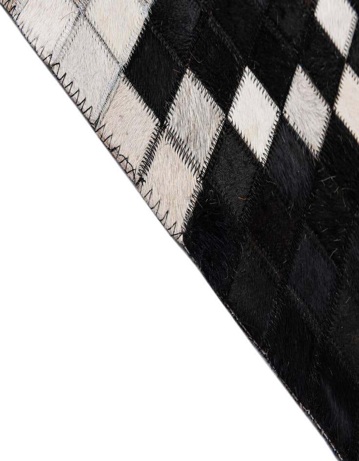 Detail image of 5' 2 x 8' 1 Cowhide - Patchwork Rug