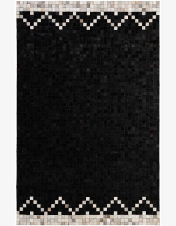 5' 2 x 8' 1 Cowhide - Patchwork Rug