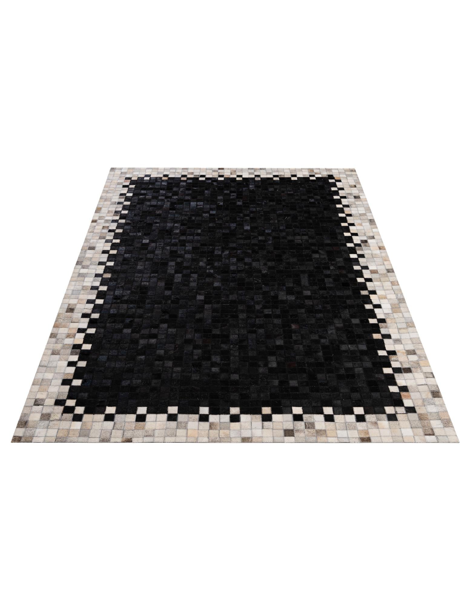 5' 2 x 8' Cowhide - Patchwork Rug